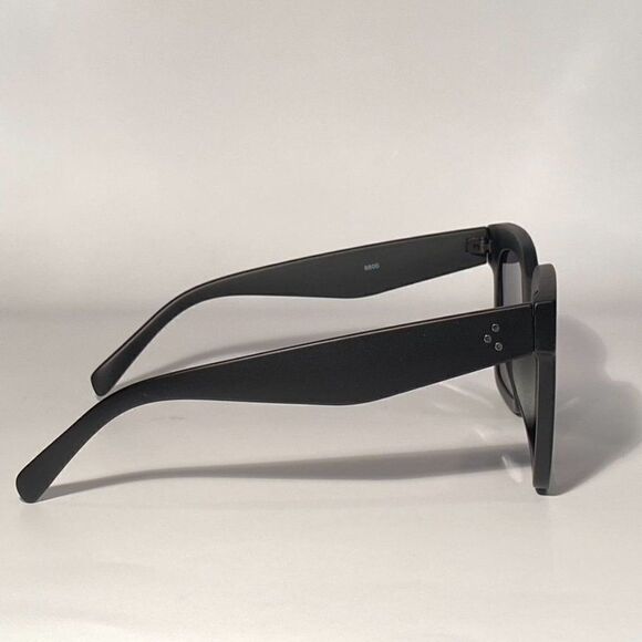 0630 Matt Black Oversized Square Sunglasses UV400 New main image 8